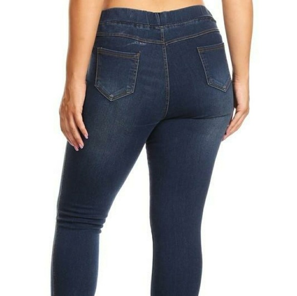 New plus size denim jeggings 1x 2x 3x - Picture 3 of 3